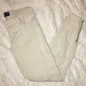Hollister white jeans